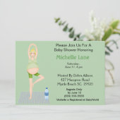 Yoga Maman Baby shower Invitation (Debout devant)