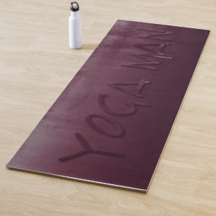 Yoga Man Paarse Grijs rustiek Yogamat