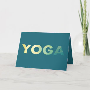 Yoga Mandala Meditate, voeg tekst toe Kaart