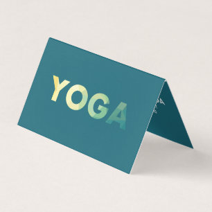 Yoga Mandala personali trainer yogi Visitekaartjes