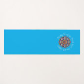 Yoga Mantra Mandala Design Mat (Voorkant (horizontaal))