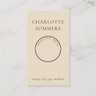 Yoga Massage Henna Hands Visitekaartje