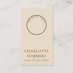 Yoga Massage Mehndi Henna Hands Visitekaartje