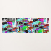 Yoga Mat – Abstract Grid (Achterkant (horizontaal))