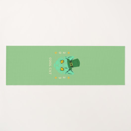 Yoga Mat Cool Cat (Voorkant (horizontaal))