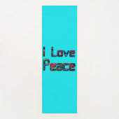 Yoga Mat for Peace Love and Unity (Voorkant)