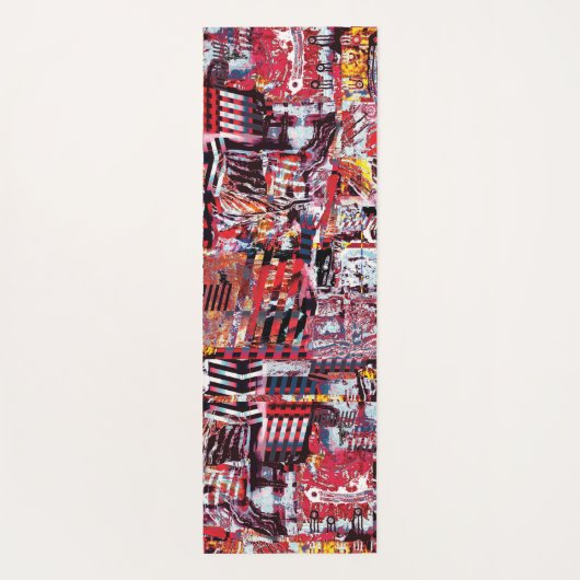 Yoga Mat – Fragmented Pulse (Achterkant)