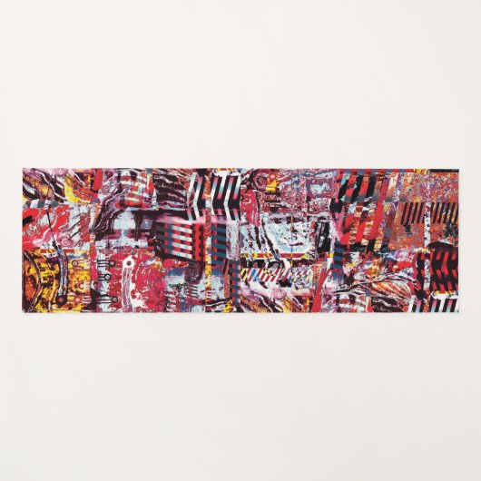 Yoga Mat – Fragmented Pulse (Voorkant (horizontaal))