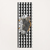 Yoga Mat Lazy Cat w/Hearts (Voorkant)