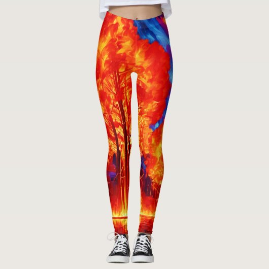 Yoga Mat Leggings (Voorkant)