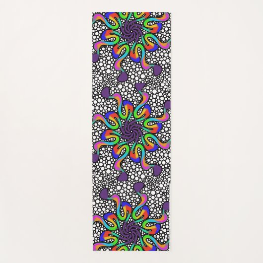 Yoga mat mandala kunst oefening pad (Voorkant)