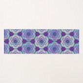 Yoga Mat met juweelgetinte mandala (Voorkant (horizontaal))
