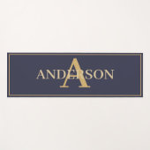 Yoga Mat - Monogram Lila aanpassen (Voorkant (horizontaal))