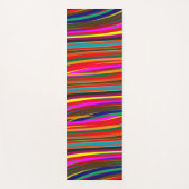 Yoga Mat Multi-Colored Stripes (Voorkant)