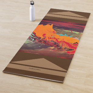 Yoga Mat "Oranje barst"