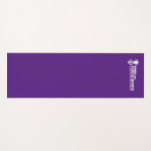 Yoga Mat - paarse w logo (Voorkant (horizontaal))