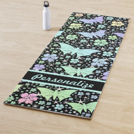 Yoga, mat, patroon, kleurrijk, sport, spel, goud, yogamat