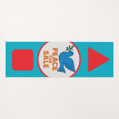Yoga Mat , Peace theme designed yoga mat (Voorkant (horizontaal))