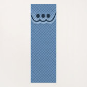 Yoga Mat Pillow Top Blue (Achterkant)