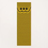 Yoga Mat Pillow Top Design Gold (Voorkant)