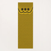 Yoga Mat Pillow Top Design Gold (Achterkant)