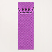 Yoga Mat Pillow Top Design Hot Pink (Achterkant)