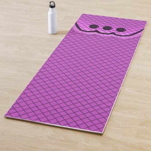 Yoga Mat Pillow Top Design Hot Pink (In situ)