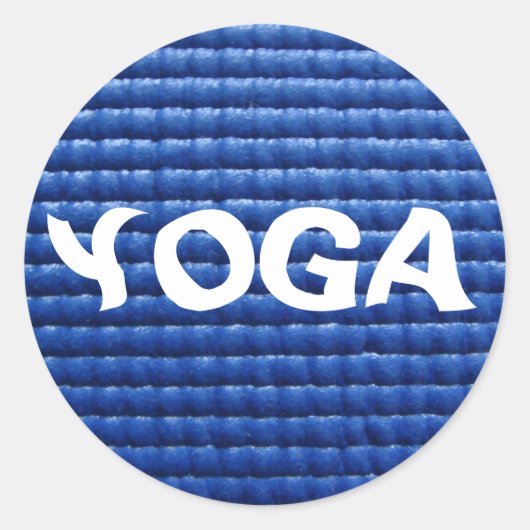 Yoga Mat Sticker (Voorkant)