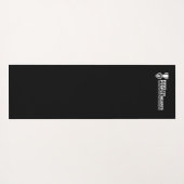 Yoga Mat - zwarte w logo (Achterkant (horizontaal))