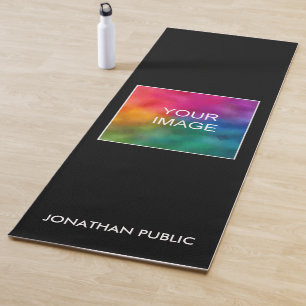 Yoga Mats Fitness Name Sjabloon Voeg uw Afbeelding Yogamat