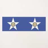 Yoga Mats met vlag van Houston, VS Yogamat (Voorkant (horizontaal))