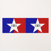 Yoga Mats met vlag van San Antonio, VS Yogamat (Achterkant (horizontaal))