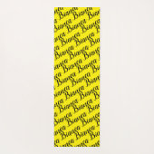 Yoga Mats Yellow Yogamat (Achterkant)