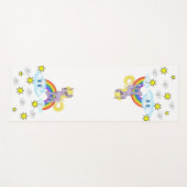 Yoga Mats Yoga Pony Regenboog Happy Clouds Sterren Yogamat (Voorkant (horizontaal))