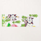 Yoga Mats Yoga Possum Frog Floral Yogamat (Voorkant (horizontaal))