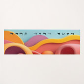 Yoga matten fitness gear aangepaste tekst (Voorkant (horizontaal))