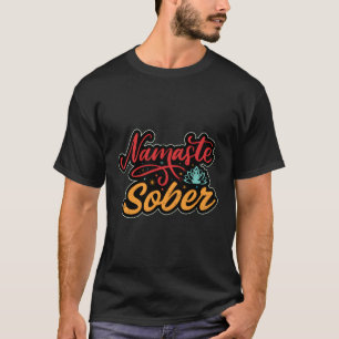 Yoga Meditate Uitademen Inhalatie Tipsy Drink Nama T-shirt