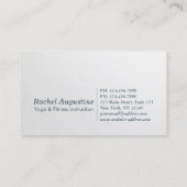 Yoga Meditatie Instructeur 5 Klasse Pass OM Symboo Klantenkaartje (Achterkant)