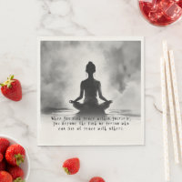 Yoga Meditatie Instructeur Lotus Pose Inkt Schilde