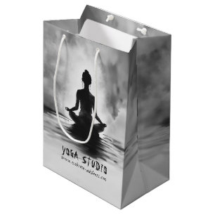 Yoga Meditatie Instructeur Lotuspositie Inktekenin Medium Cadeauzakje