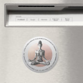 Yoga Meditatie Instructeur Reiki Master Lotus Pose Magneet (Insitu (Vaatwasser))