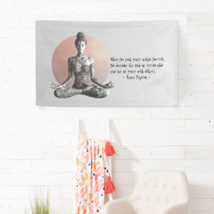 Yoga Meditatie Instructeur Reiki Master Lotus Pose Spandoek