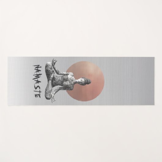 Yoga Meditatie Instructeur Reiki Master Lotus Pose Yogamat (Voorkant (horizontaal))