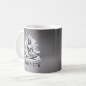 Yoga Meditatie Instructeur Reiki Master Low Poly Koffiemok (Voorkant links)