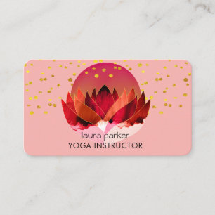 Yoga Meditatie Lotus Bloem Massage Welzijn Visitekaartje