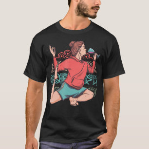 Yoga Meditatie Mandala Motief Spiritualiteit Lotus T-shirt