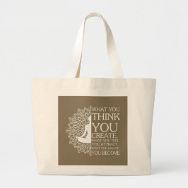 Yoga Meditatie Praktijk Pose Lotus Namaste Zen Grote Tote Bag