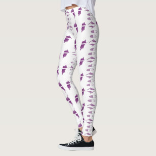 Yoga meditatie relaxatie bleek paars witte yoga leggings