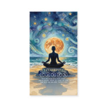 Yoga-meditatie Sterrennacht Lucht Maan 5 lessenpas