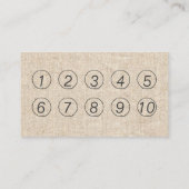 Yoga & Meditation Damask Loyalty Punch (Achterkant)